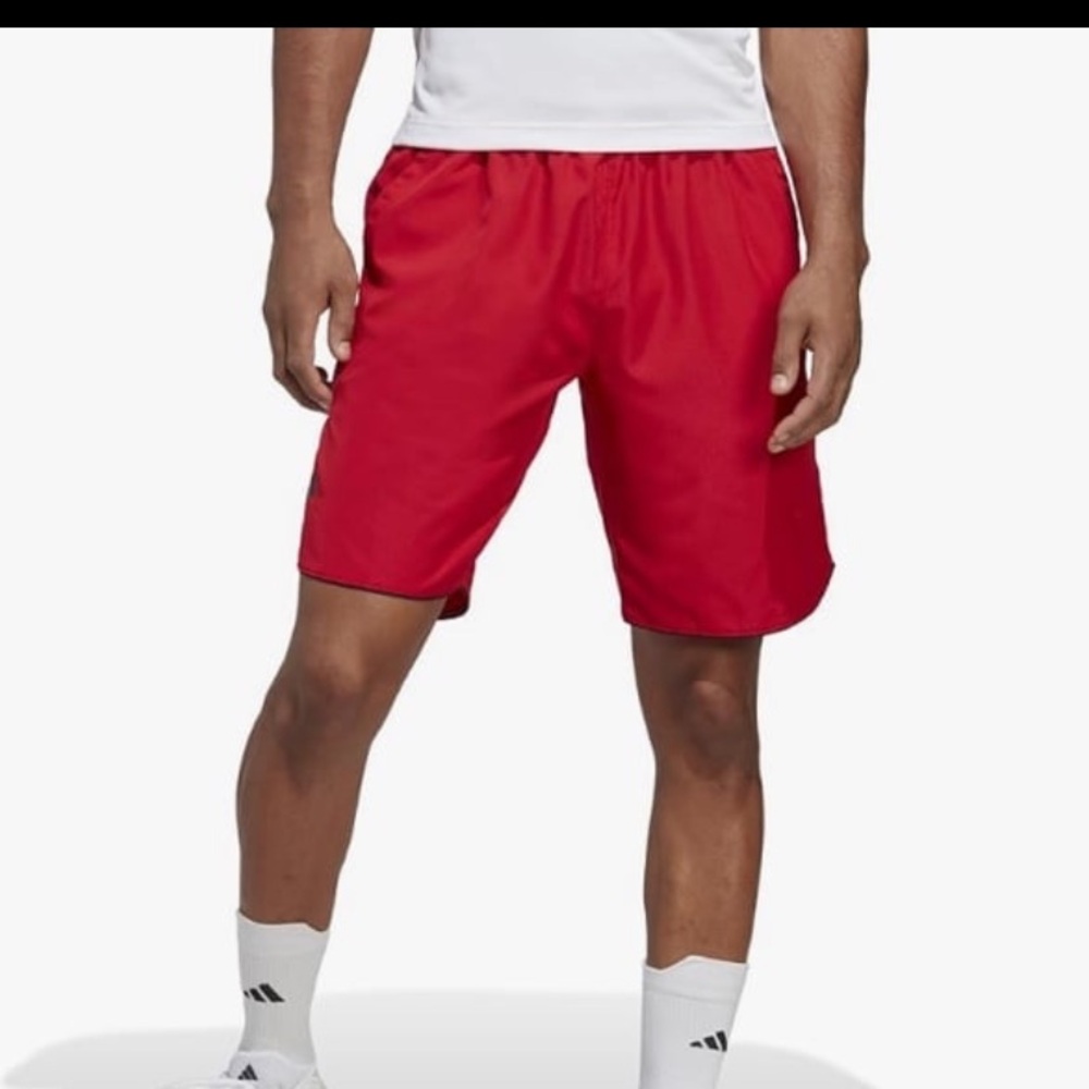 NWT Adidas Men’s size 2XL club tennis shorts scarlet red